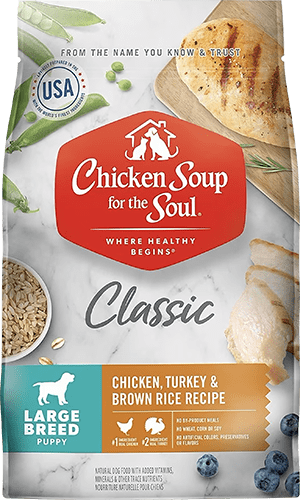 Chicken-Soup-for-the-Soul-Large-Breed-Puppy-Chicken,-Turkey-&-Brown-Rice-Recipe-Dry-Dog-Food