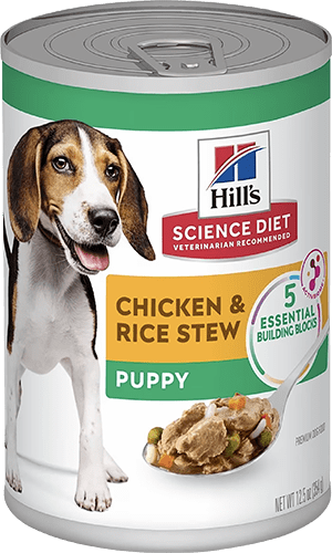 Hill's-Science-Diet-Puppy-Chicken-&-Rice-Stew-Recipe-Wet-Dog-Food