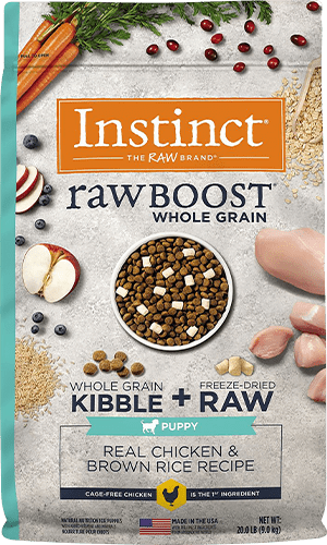 Instinct Raw Boost Puppy Whole Grain Real Chicken & Brown Rice Recipe Dry Dog Food