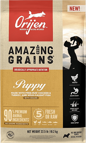 ORIJEN Amazing Grains Puppy Dry Dog Food