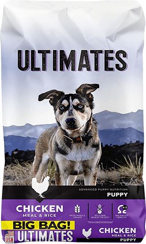 Ultimates Puppy Chicken Meal & Rice Flavored Dry Dog Food