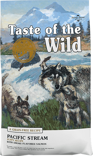 Taste of the Wild Pacific Stream Smoke-Flavored Salmon Puppy Recipe Grain-Free Dry Dog Food